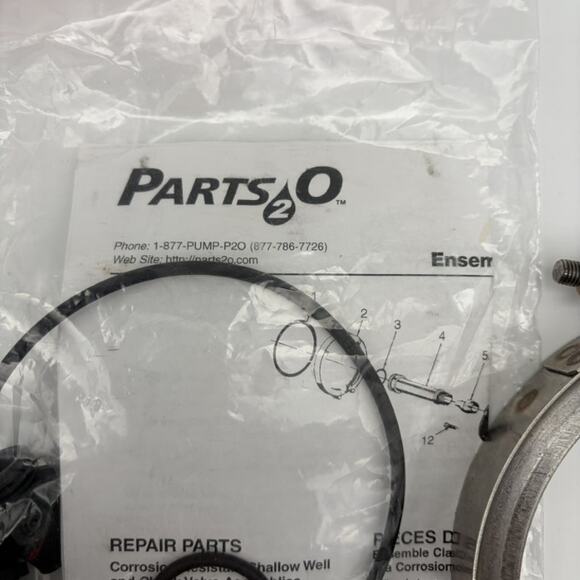 PARTS2O Shallow Well Jet Kit for Convertible Jet Pumps (New) - Picture 6 of 6